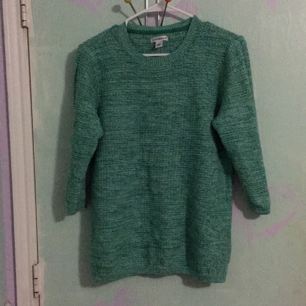 Teal Knitted Blouse